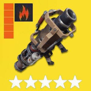 pl130 trash cannon 5stars god roll fire max perks rpg - fortnite trash cannon