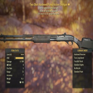 Two Shot,Explosive Hardened Pump Action Shotgun 3 Stars Level 45 PC /upload/201905/1556735771B8RJj5.jpg