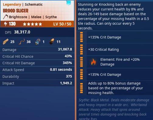 Brood Slicer Fire 5 Stars PL130 Max Perks 02.jpg