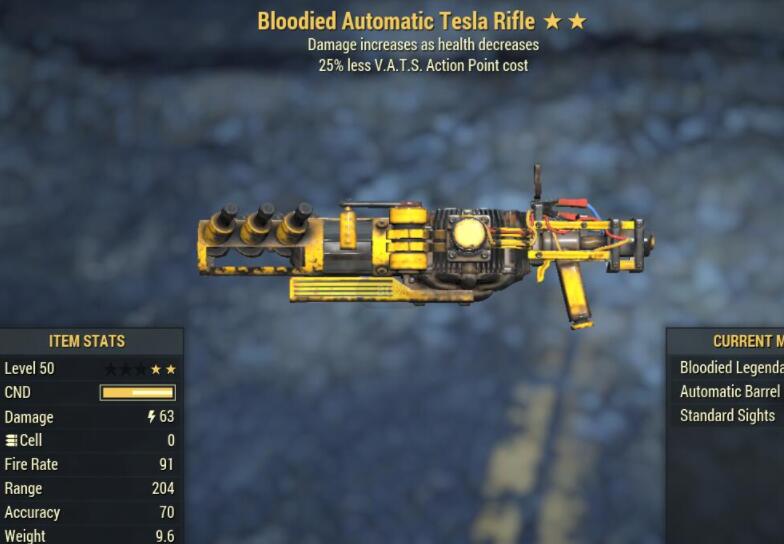 Bloodied 25VATS Tesla Rifle 2 Stars Level 50 PC 02.jpg