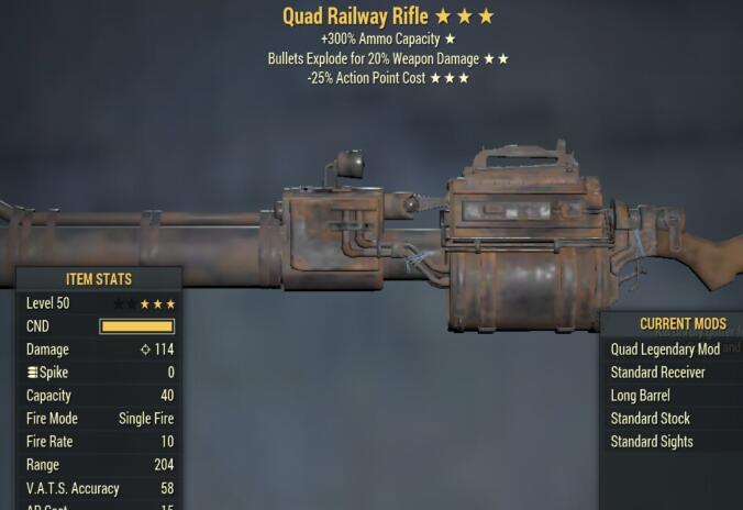 Quad Explode 25VATS Railway Rifle 3 Stars Level 50 PC 0cc2.jpg