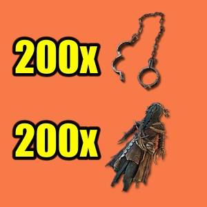 200x Sandscorched Shackles 200x Pincushioned Doll