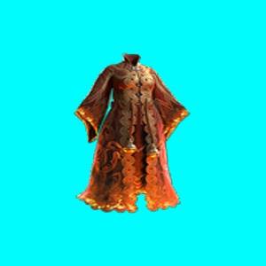 Cloak of Flame Silk Robe