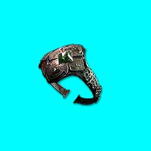 Death Rush Emerald Ring